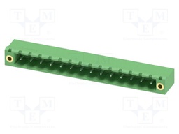 PCB headers, nominal cross section: 2.5 mm?, color: green, n