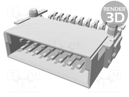 Connector: PCB to PCB; male; PIN: 16; 1.27mm; Series: har-flex; 2.3A