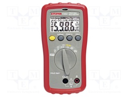 Digital multimeter; LCD 3,75 digit (6000); 3x/s; VDC: 600m/600V