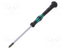 Screwdriver; Phillips; Size: PH1; precision; Blade length: 80mm