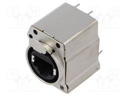 Connector: RJ45; socket; EMI; THT; 19.8x19.8mm; 8p8c; Cat: 5e