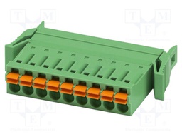 PCB connector, nominal cross section: 1.5 mm2, color: green,