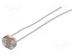 Photoresistor; 100mW; 150÷300kΩ; 560nm; Mounting: THT; 150VDC