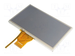 Display: TFT; 7"; 800x480; Illumin: LED; Dim: 165x100x7.2mm