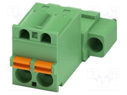 PCB connector, nominal cross section: 2.5 mm?, color: green,