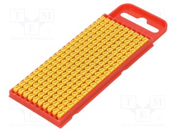 Markers for cables and wires; Label symbol: /; 2÷2.8mm; yellow
