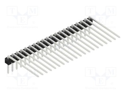 Connector: pin strips; pin header; male; PIN: 20; 2.54mm; THT; 1x20