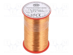 Coil wire; double coated enamelled; 0.15mm; 500g; -65÷180°C