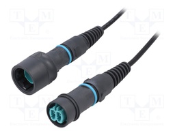 Connector: fiber optic; patchcord; PIN: 2; multi mode duplex (MM)