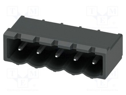 PCB headers, nominal cross section: 2.5 mm?, color: black, n