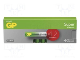 Battery: alkaline; AAA,R3; 1.5V; non-rechargeable; Ø10.5x44.5mm