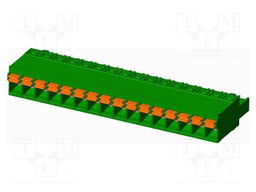 Connector: pluggable terminal block; plug; female; straight; 12A