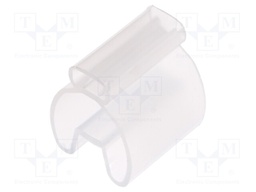 Markers for cables and wires; polyetylene; transparent; UL94HB