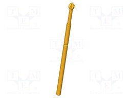 Needle-like test probe; Operational spring compression: 2.2mm