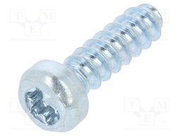 Screw; 3x10; Head: cheese head; Torx®; steel; zinc; Size: TX10
