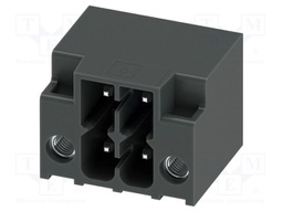 PCB headers, nominal cross section: 1.5 mm?, color: black, n