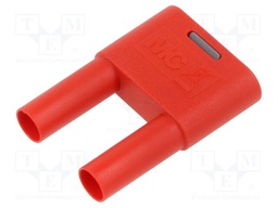 4mm banana; banana 4mm socket x2,banana 4mm plug x2; 32A; red