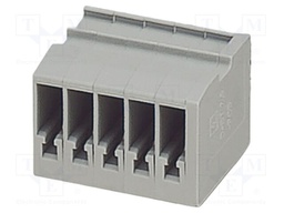 PCB headers, nominal cross section: 2.5 mm?, color: gray, no