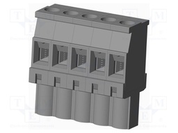 Connector: pluggable terminal block; plug; female; angled 90°
