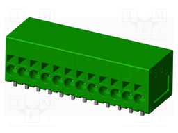 Connector: PCB terminal block; terminal; Plating: tinned; on PCBs