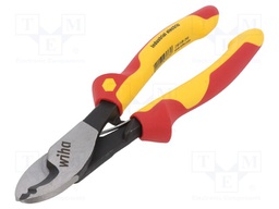 Pliers; insulated,side,cutting; for voltage works; steel; 210mm