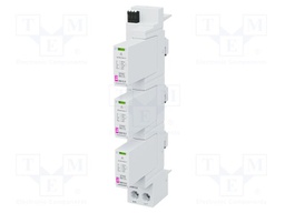 Surge arrester; Type 1+2; for DIN rail mounting