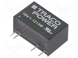 Converter: DC/DC; 1W; Uin: 9.6÷14.4V; 15VDC; Iout: 67mA; SIP9; 4.8g