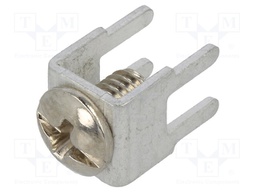 Terminal: screw terminal; THT,screw terminal; silver; 7.5x5mm