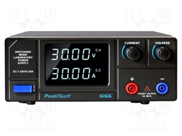 Laboratory power supply: standard; 0÷30VDC; 0÷30A; 230VAC