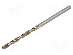 Drill bit; for metal; Ø: 2.5mm; 3pcs; blister; HSS SUPER
