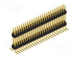 Connector: pin strips; pin header; male; PIN: 50; 1.27mm; SMT; 2x25