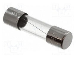 Fuse: fuse; quick blow; 7A; 250VAC; cylindrical,glass; 6.35x25.4mm
