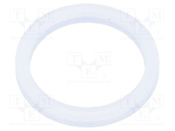 Gasket; polyetylene; D: 2mm; Øint: 15.2mm; Øout: 19mm; PG9; -30÷70°C