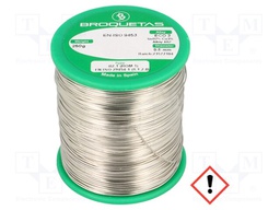 Soldering wire; Sn97Cu3; 0.5mm; 250g; lead free; Package: reel