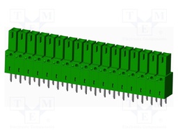 Connector: pluggable terminal block; socket; female; straight