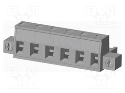 Connector: pluggable terminal block; plug; female; straight; grey