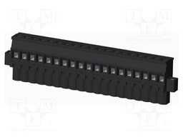 Connector: pluggable terminal block; plug; female; angled 90°