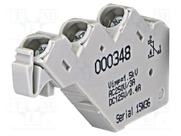 Auxiliary contacts; 230VAC; 3A; inside; Contacts: SPDT