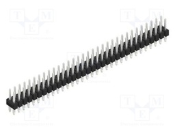 Connector: pin strips; pin header; male; PIN: 64; 2.54mm; THT; 2x32