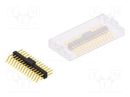 Connector: pin strips; pin header; male; PIN: 28; 2.54mm; SMT; 2x14