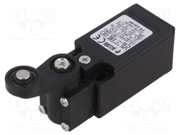 Limit switch; lever R 35mm, plastic roller Ø18mm; NO + NC; 10A