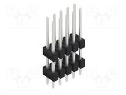 Connector: pin strips; pin header; male; PIN: 10; 2.54mm; THT; 2x5