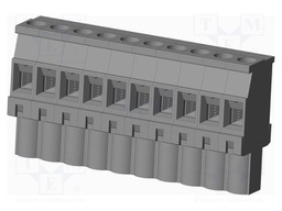 Connector: pluggable terminal block; plug; female; angled 90°