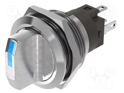 Switch: rotary; Pos: 2; SPDT; 0.5A/220VAC; 0.7A/24VDC; on panel