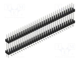 Connector: pin strips; pin header; male; PIN: 66; 2.54mm; SMT; 2x33