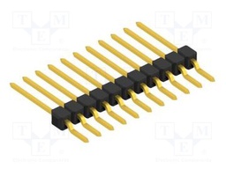 Connector: pin strips; pin header; male; PIN: 11; 2.54mm; SMT; 1x11