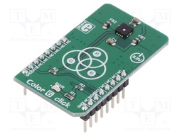 Click board; colour sensor; I2C,UART; AS73211; 3.3/5VDC