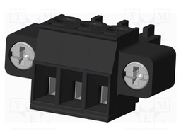 Connector: pluggable terminal block; plug; female; straight; 300V