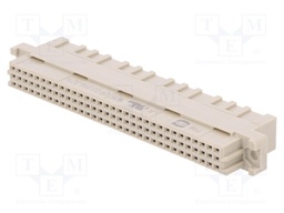 Socket; DIN 41612; type C; female; PIN: 96; crimped; straight