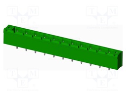 Connector: pluggable terminal block; socket; male; straight; THT
